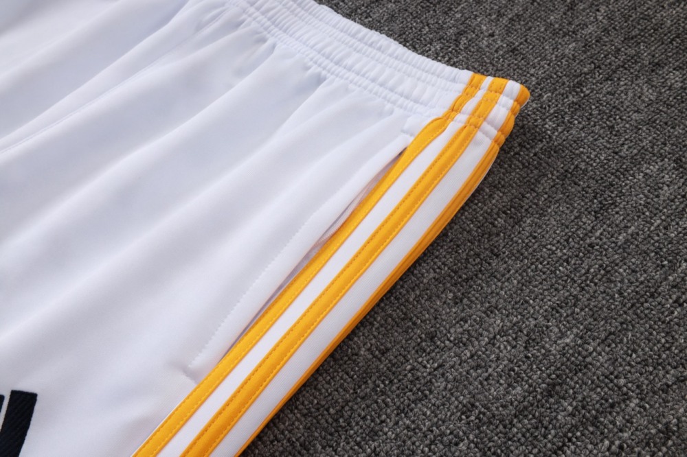 2026/27 Real Madrid White Jacket Training Suit Set