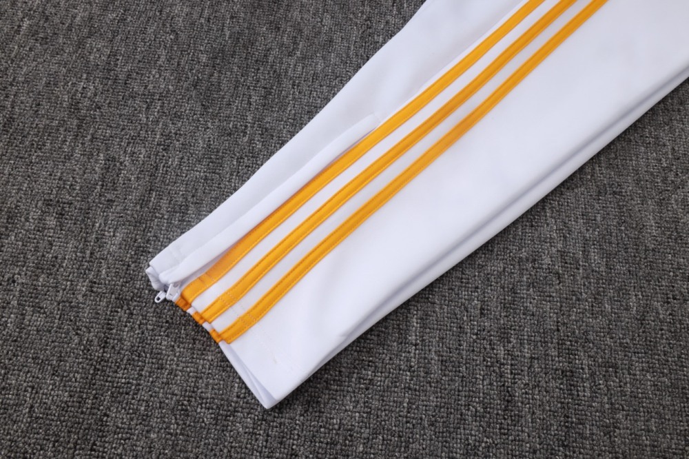 2026/27 Real Madrid White Jacket Training Suit Set