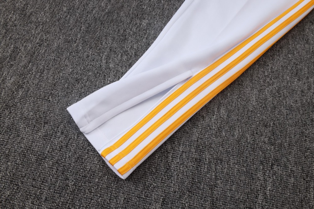 2026/27 Real Madrid White Jacket Training Suit Set