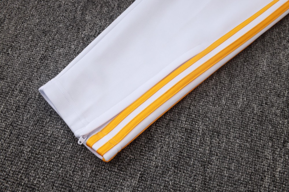 2026/27 Real Madrid White Jacket Training Suit Set