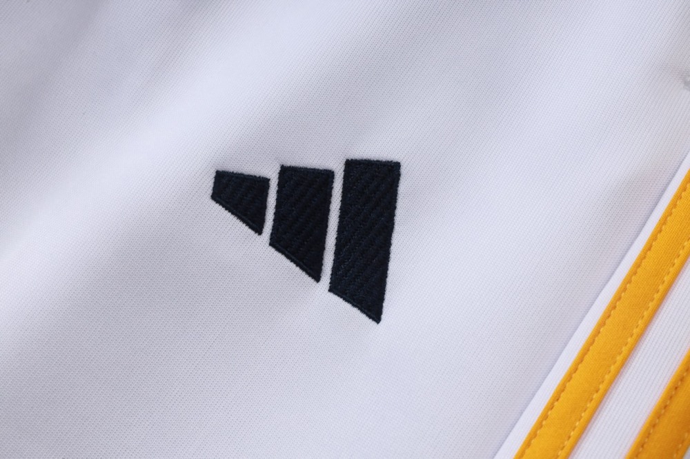 2026/27 Real Madrid White Jacket Training Suit Set