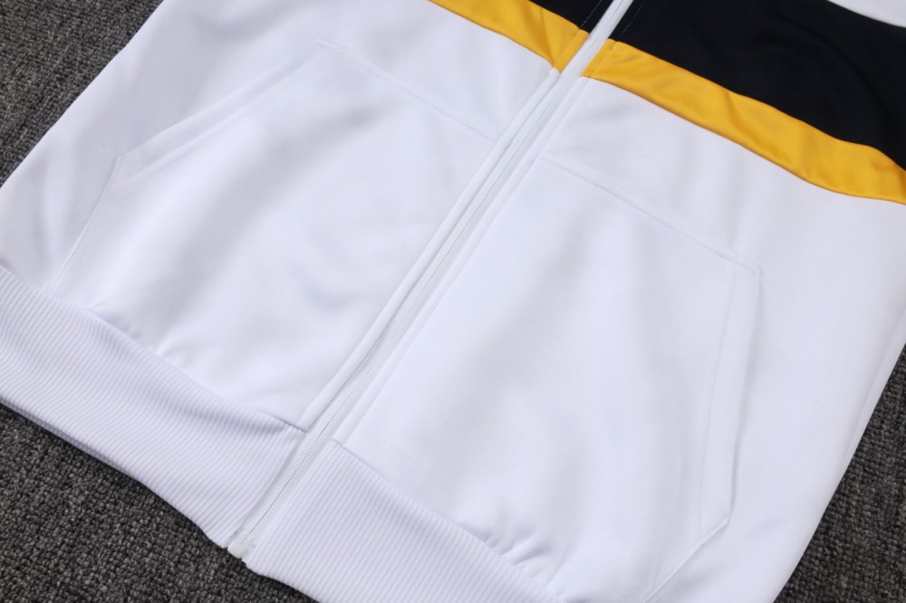 2026/27 Real Madrid White Jacket Training Suit Set