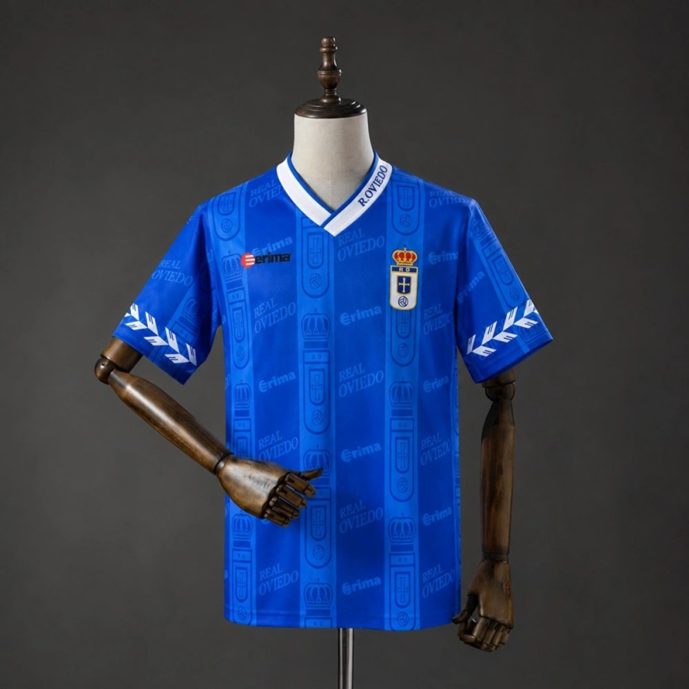 Retro Real Oviedo 1998/99 Home Jersey Fan Version