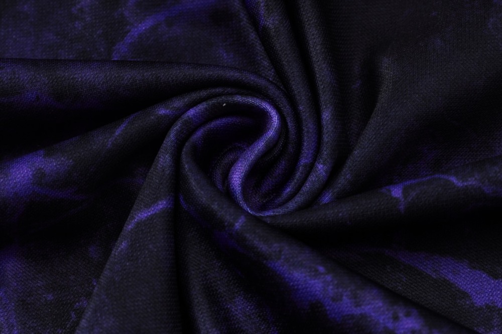 2026/27 Barcelona Black Purple Long-sleeved half-pull training kit