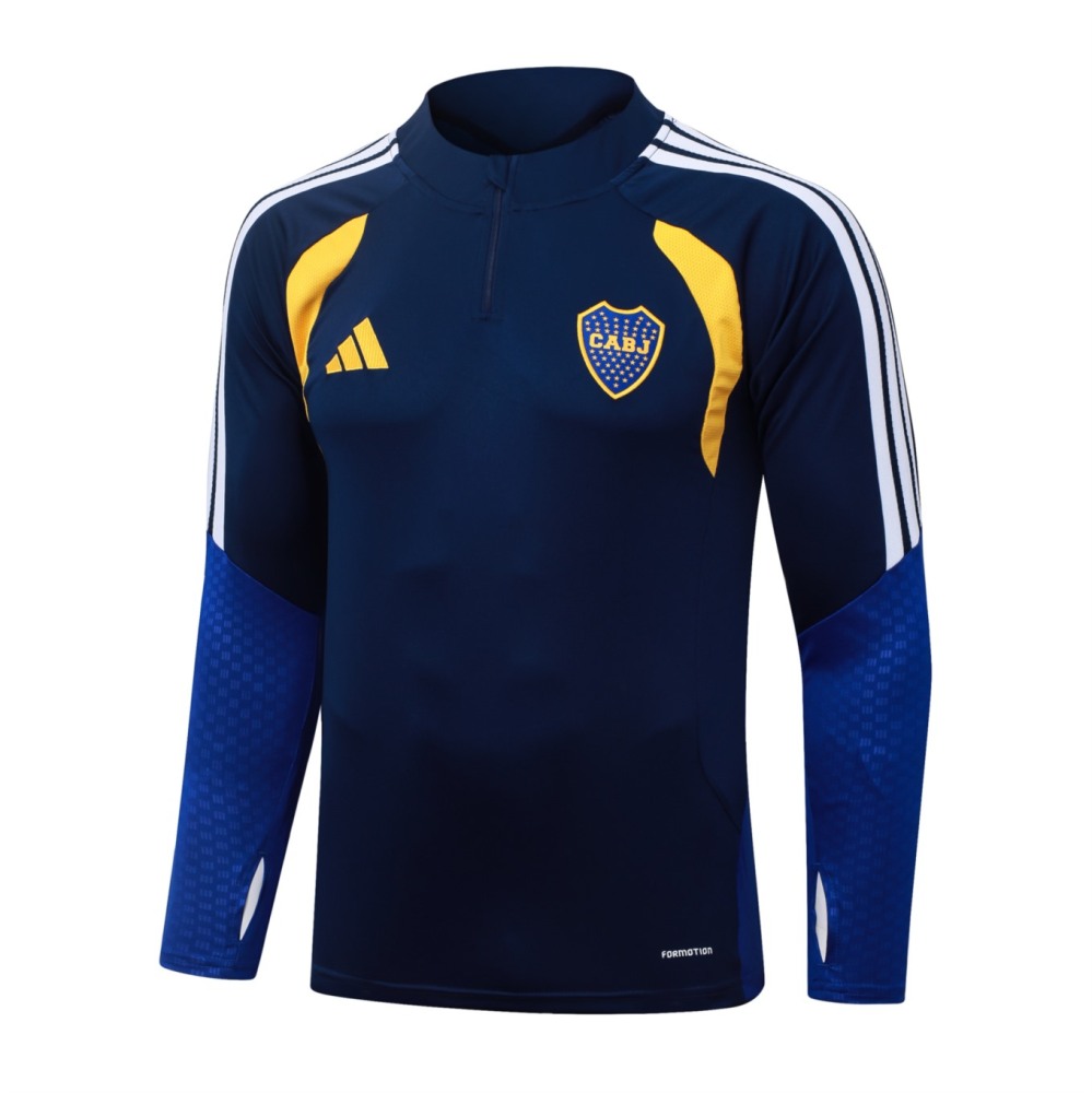 2026/27 Boca Royal Blue Long-sleeved half-pull training kit