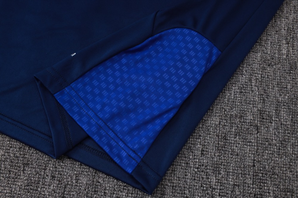 2026/27 Boca Royal Blue Long-sleeved half-pull training kit