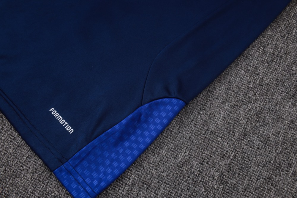2026/27 Boca Royal Blue Long-sleeved half-pull training kit
