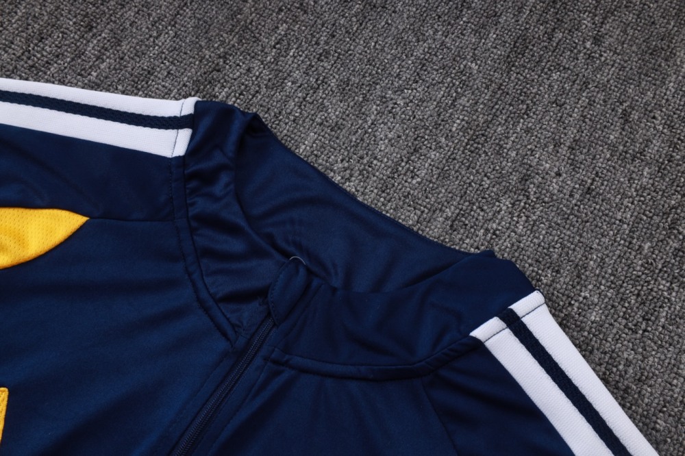 2026/27 Boca Royal Blue Long-sleeved half-pull training kit