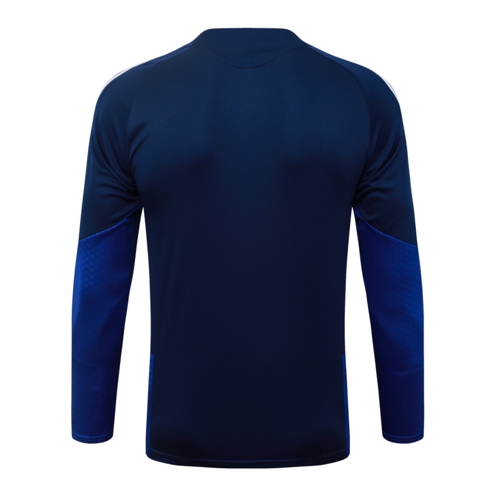 2026/27 Boca Royal Blue Long-sleeved half-pull training kit