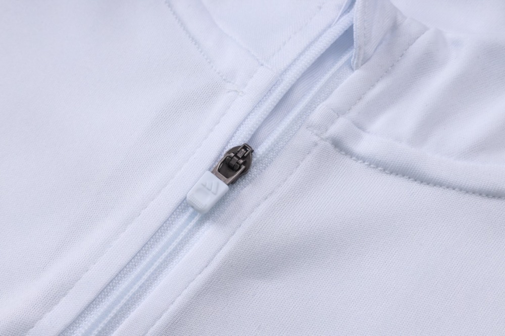 2026/27 Boca White Long-sleeved half-pull training kit