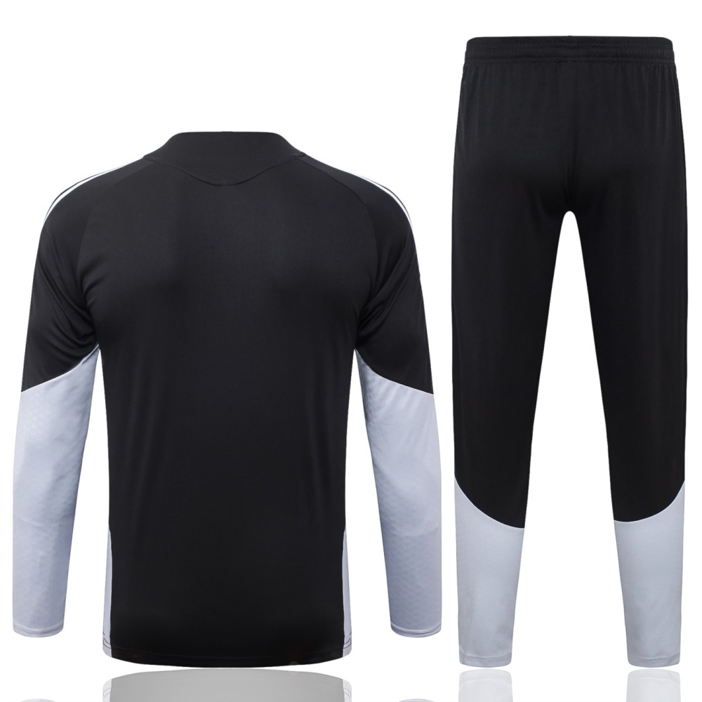 2026/27 Spain Black Long-sleeved half-pull training kit