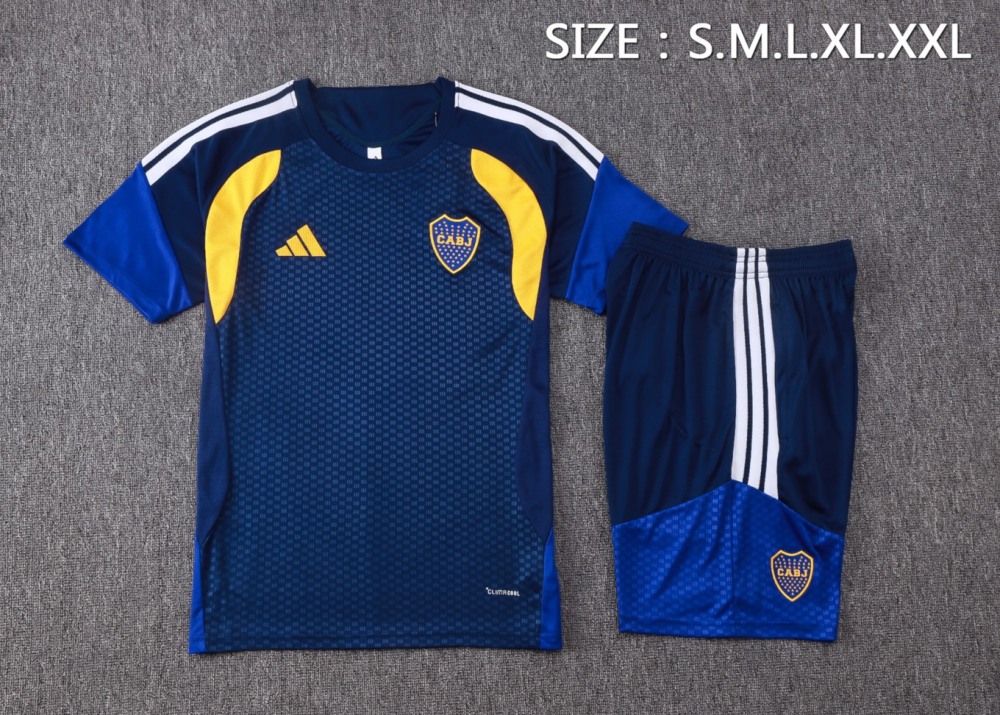 2026/27 Boca Royal blue Training Set Shirt and Shorts