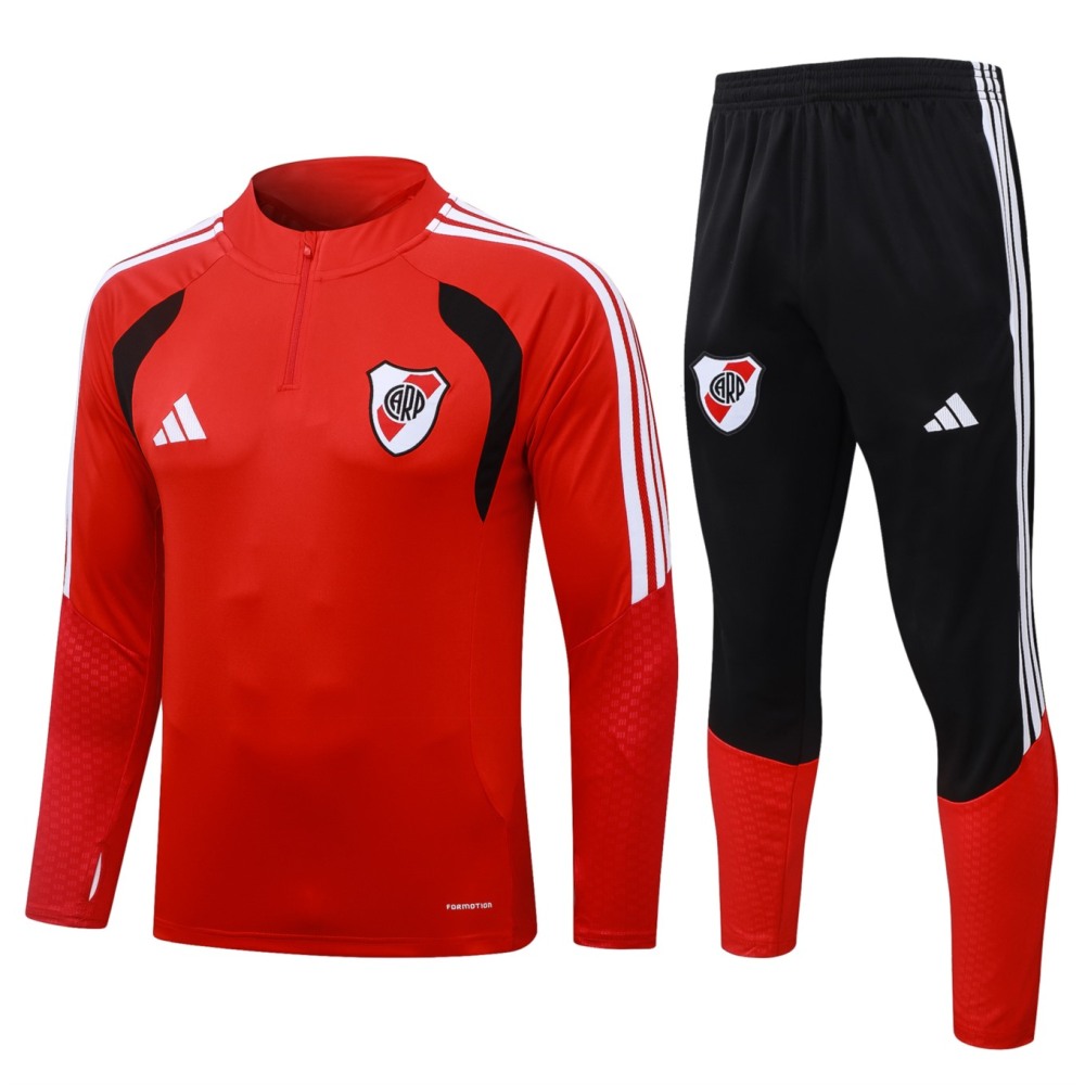 2026/27 Riverbed Red Long-sleeved half-pull training kit
