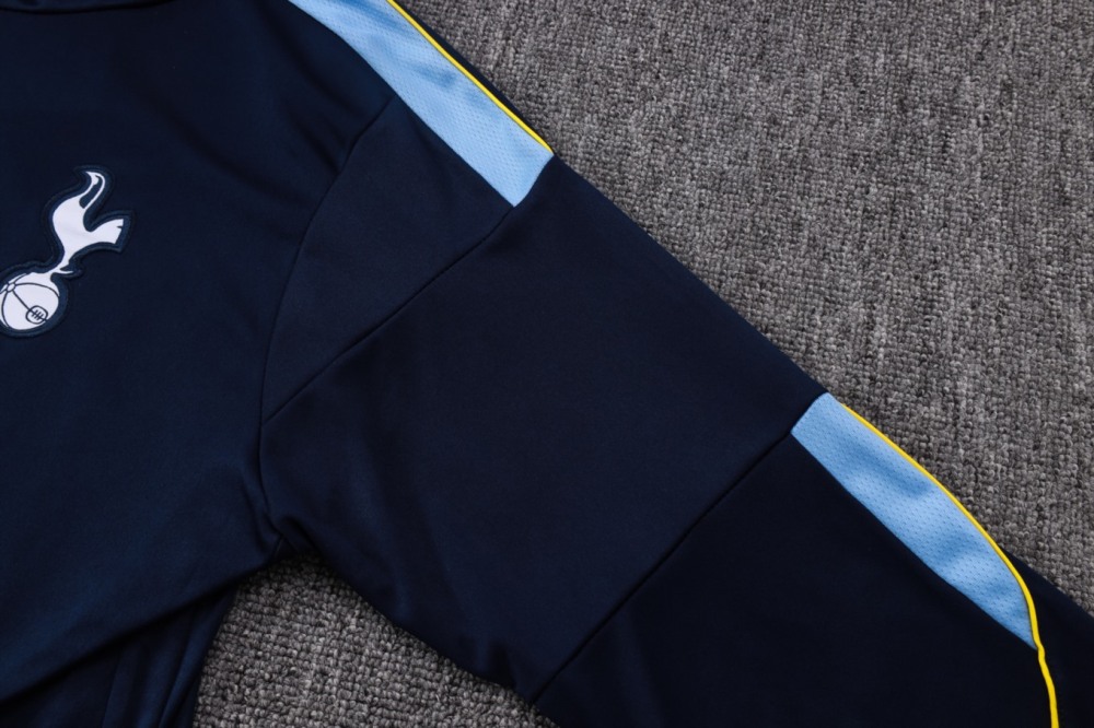 2026/27 Tottenham Royal blue Long-sleeved half-pull training kit