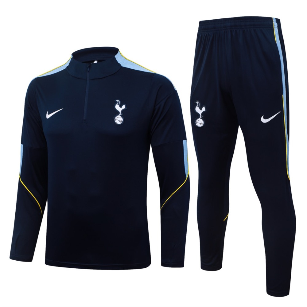 2026/27 Tottenham Royal blue Long-sleeved half-pull training kit