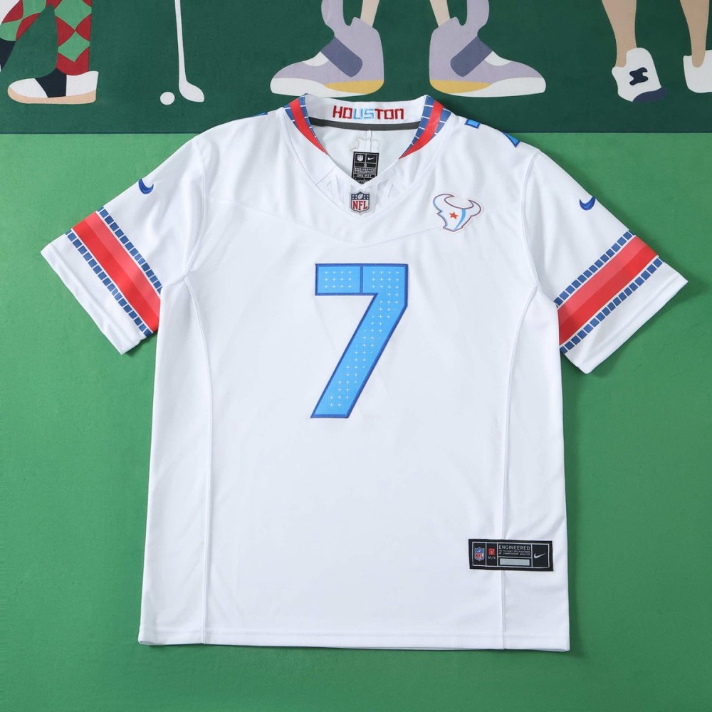 NFL Houston Texans 2026 White Jeysey STROUD#7
