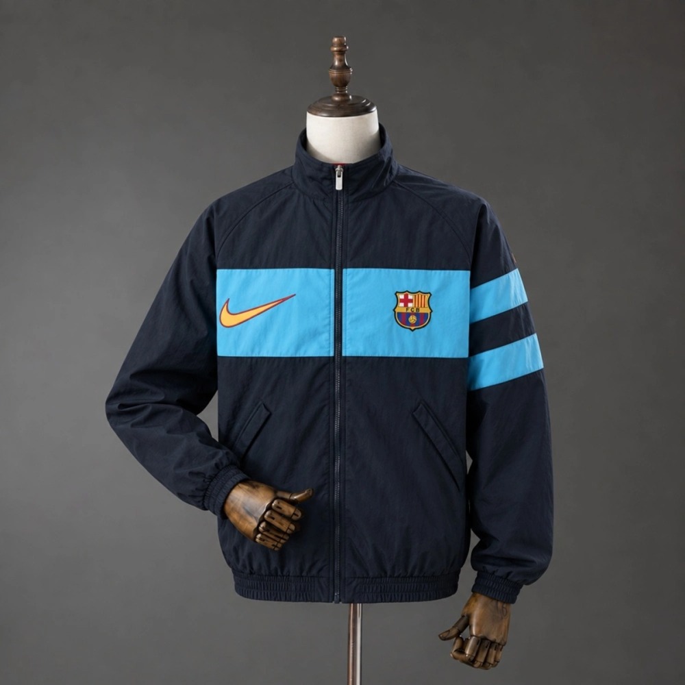2026 Barcelona i96 Black Jacket Windbreaker