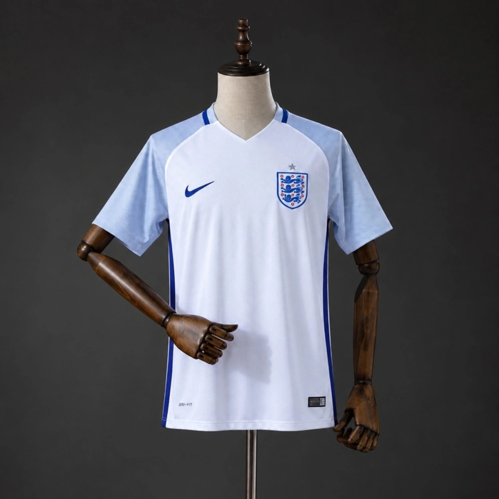 Retro England 2016 Home Jersey Fan Version
