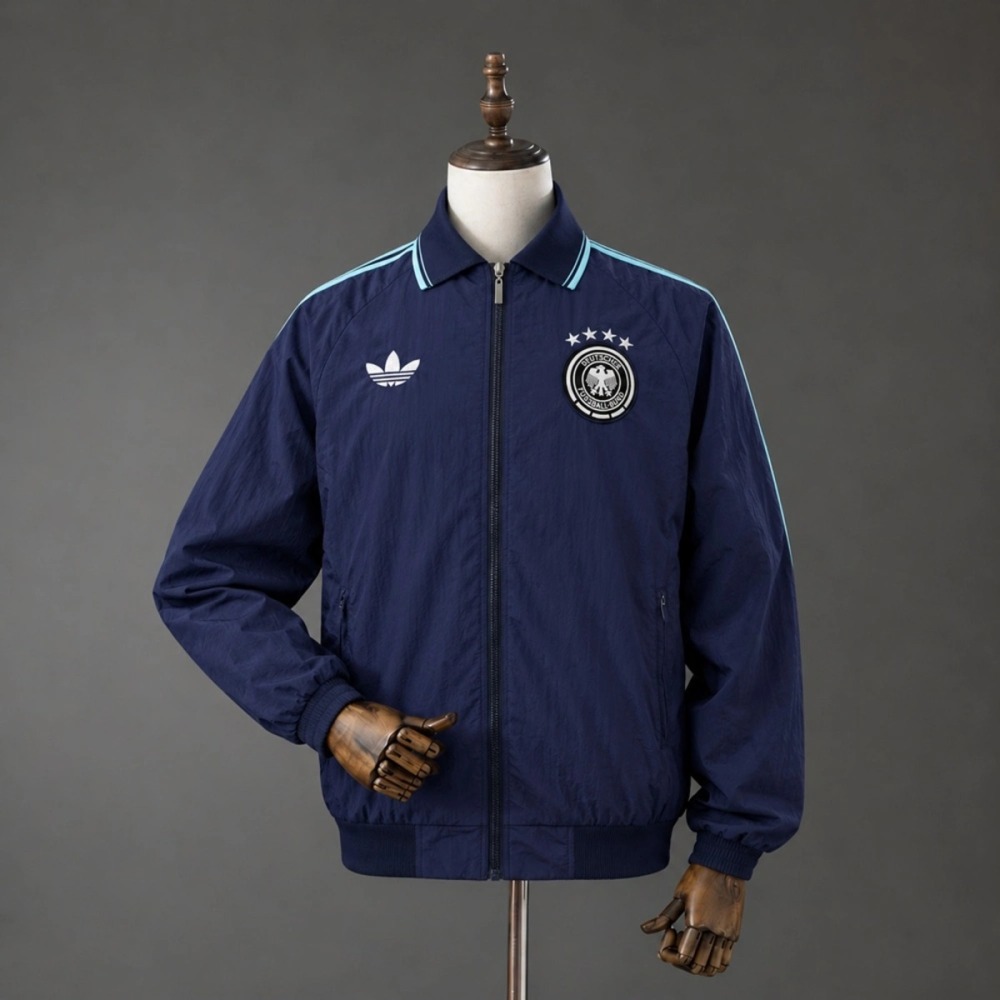 2026 Germany Navy Blue Jacket Windbreaker
