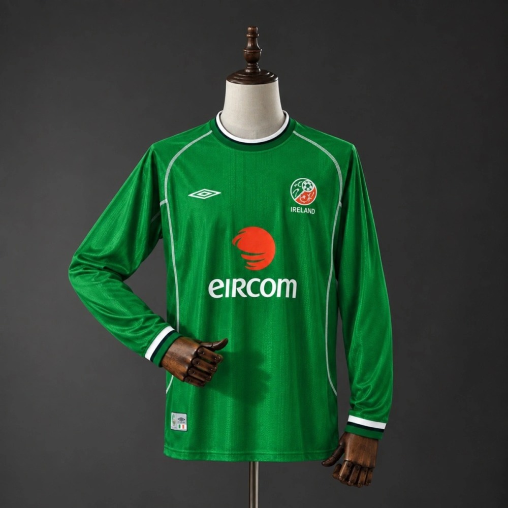 Retro Ireland 2002 Home Jersey Fan Version