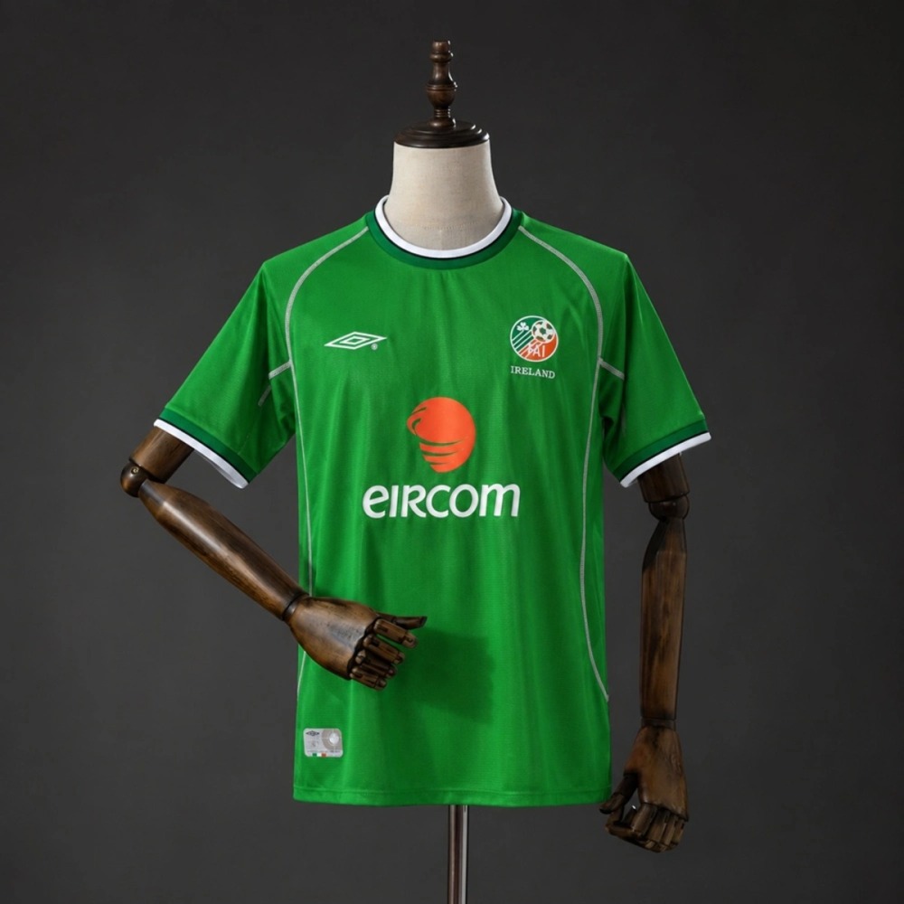 Retro Ireland 2002 Home Jersey Fan Version