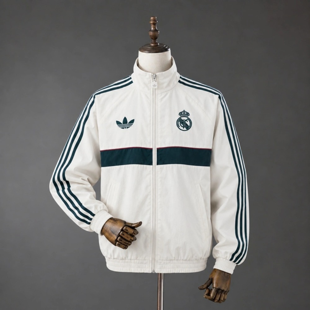 2026 Real Madrid OG White Jacket Windbreaker