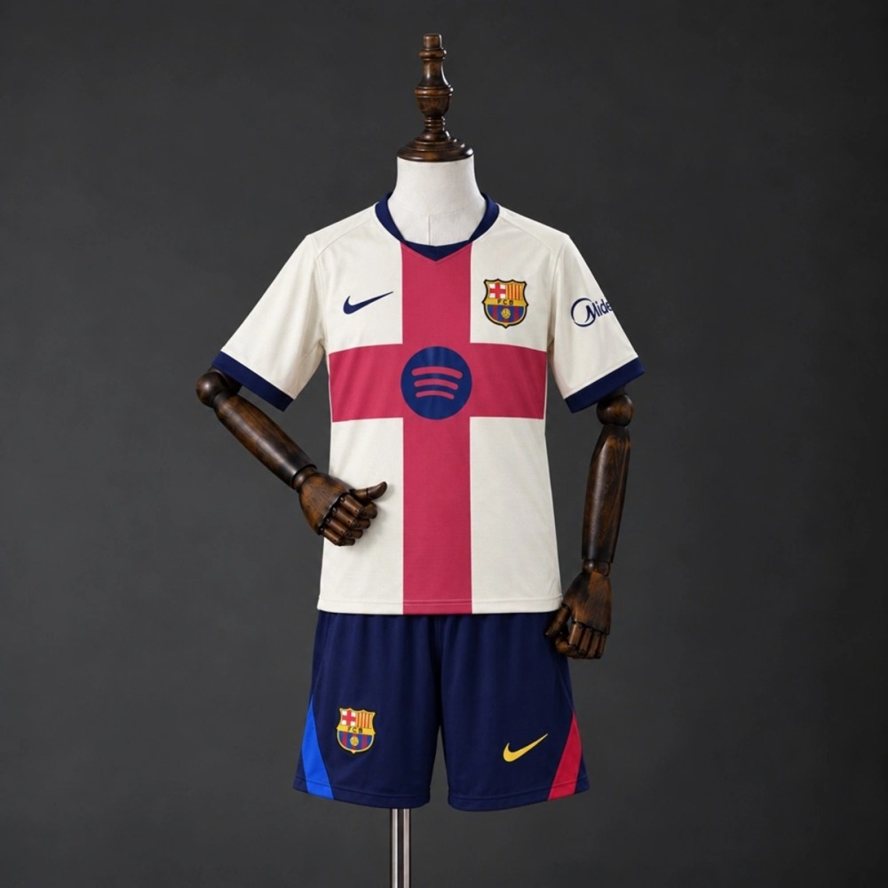 2026/27 Barcelona Fourth Kid Kits