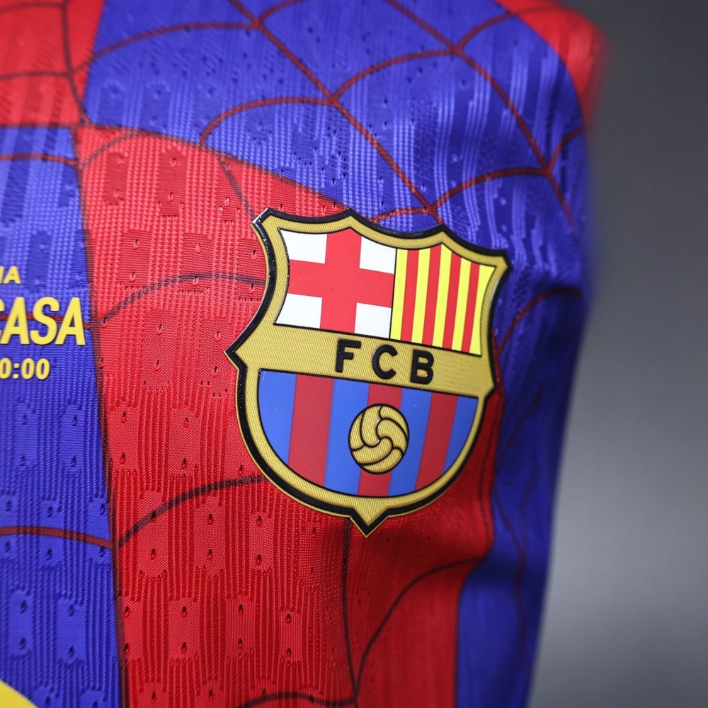 2026 Barcelona Spider-Man Jersey Player Version