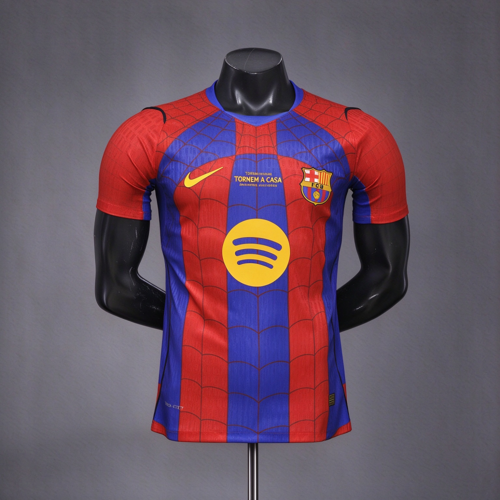 2026 Barcelona Spider-Man Jersey Player Version