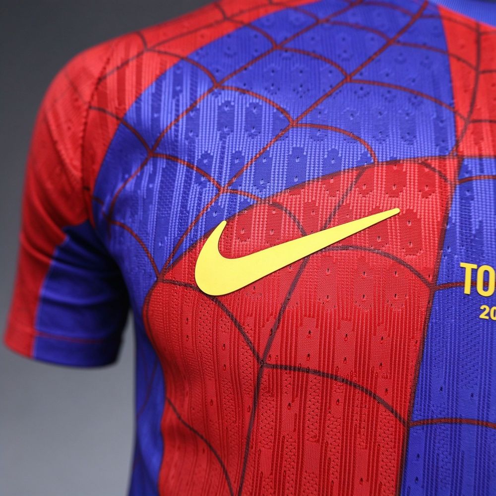 2026 Barcelona Spider-Man Jersey Player Version