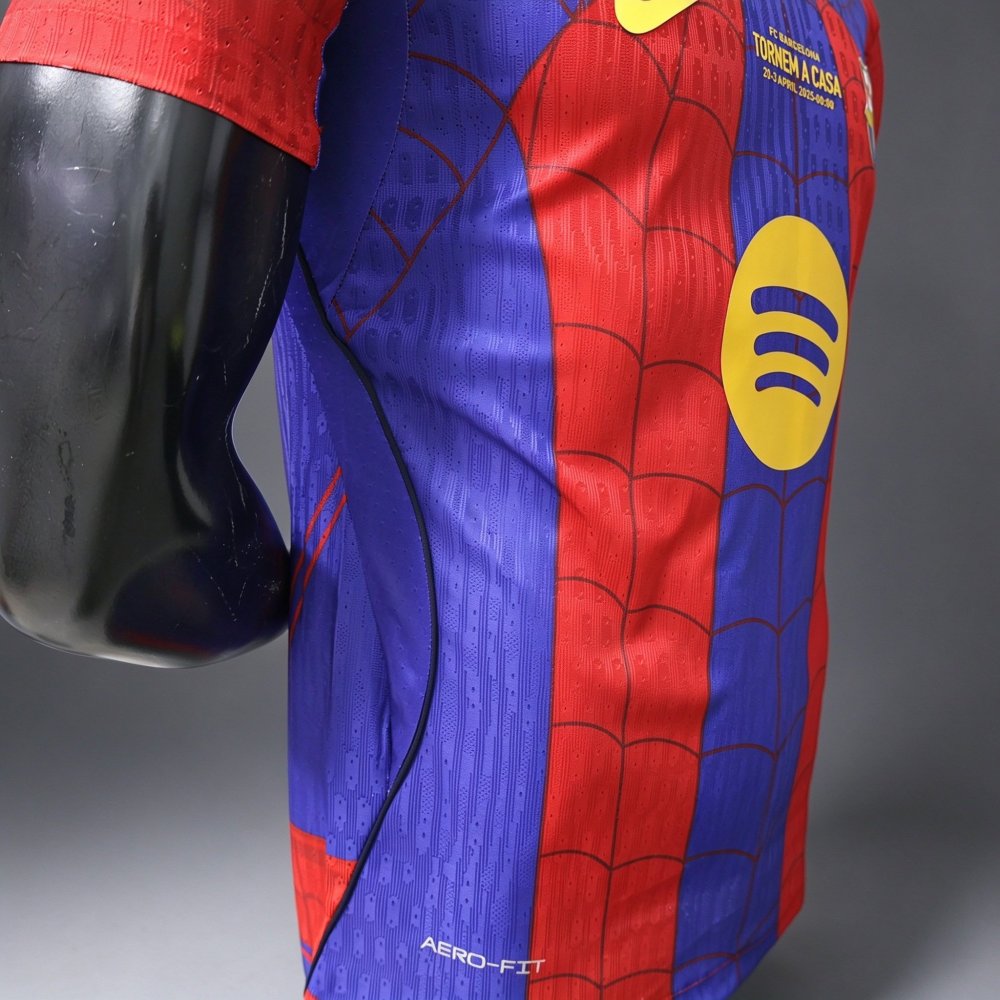 2026 Barcelona Spider-Man Jersey Player Version