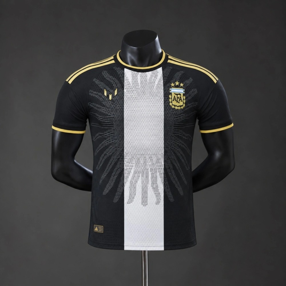2026 Argentina Messi Farewell Black Jersey Player Version