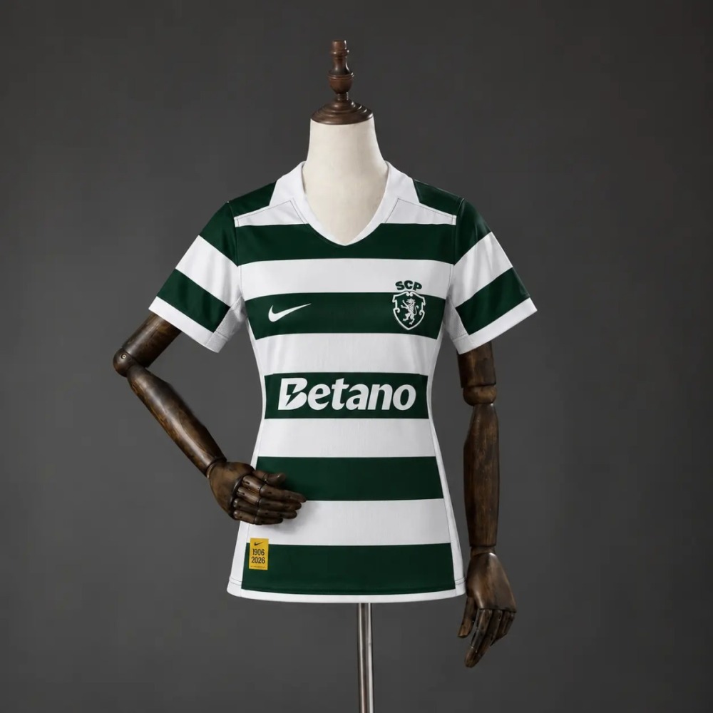 Women's 2026/27 Sporting CP Home Jersey