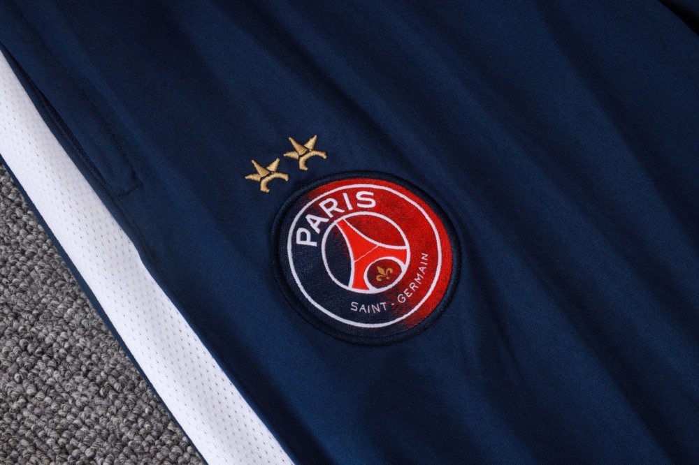 2026/27 PSG White Long-sleeved half-pull training kit