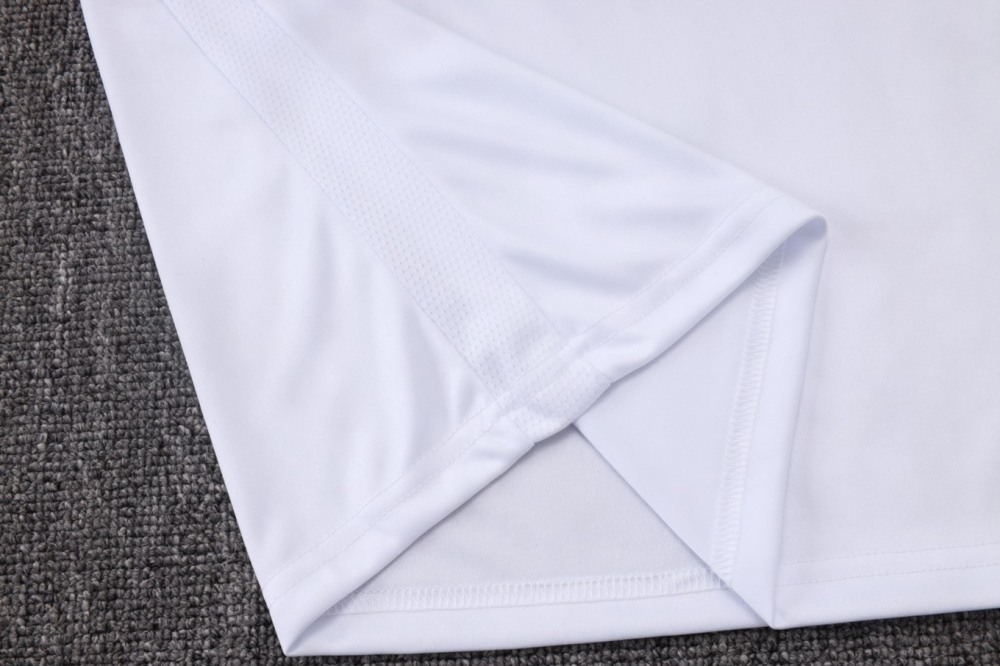 2026/27 PSG White Long-sleeved half-pull training kit
