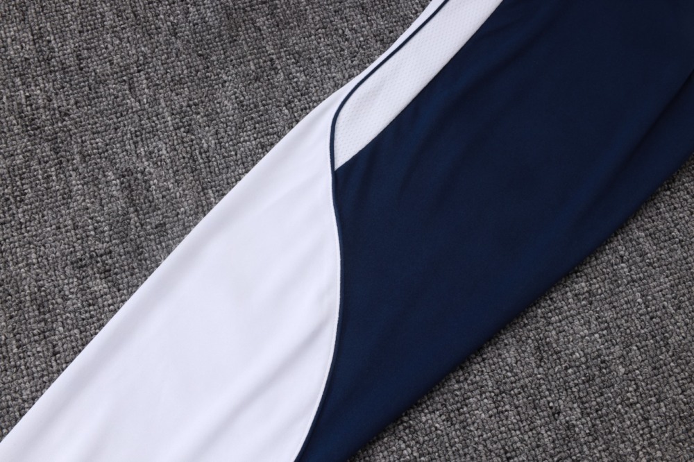 2026/27 PSG White Long-sleeved half-pull training kit