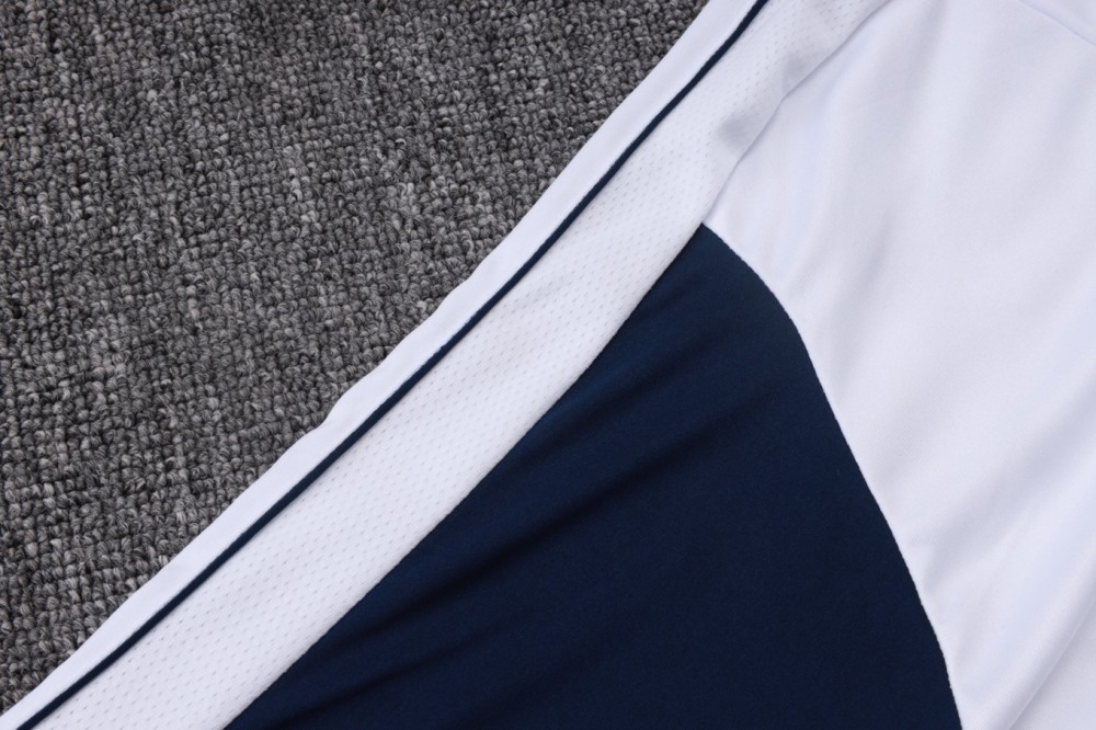 2026/27 PSG White Long-sleeved half-pull training kit