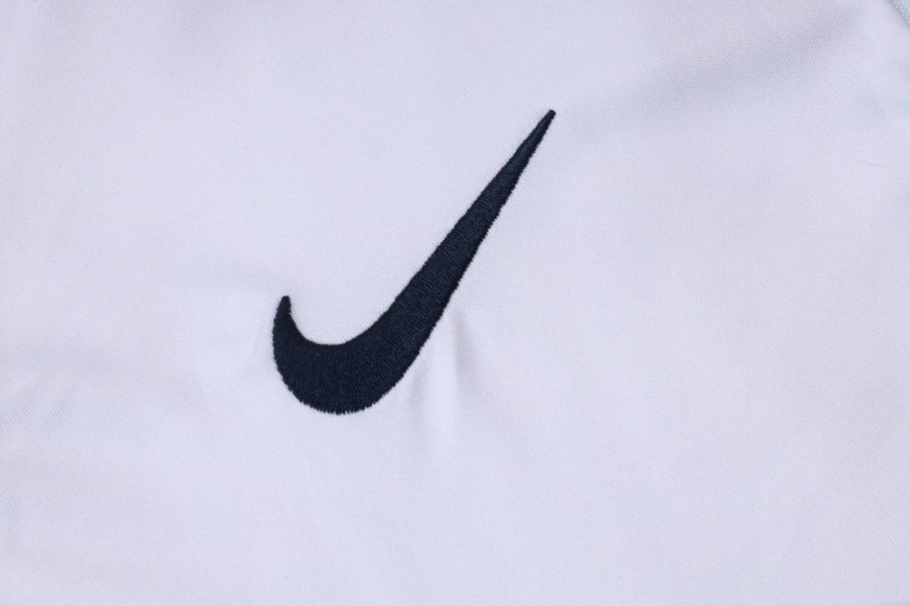 2026/27 PSG White Long-sleeved half-pull training kit