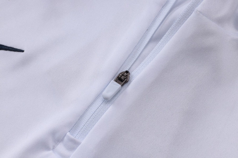 2026/27 PSG White Long-sleeved half-pull training kit