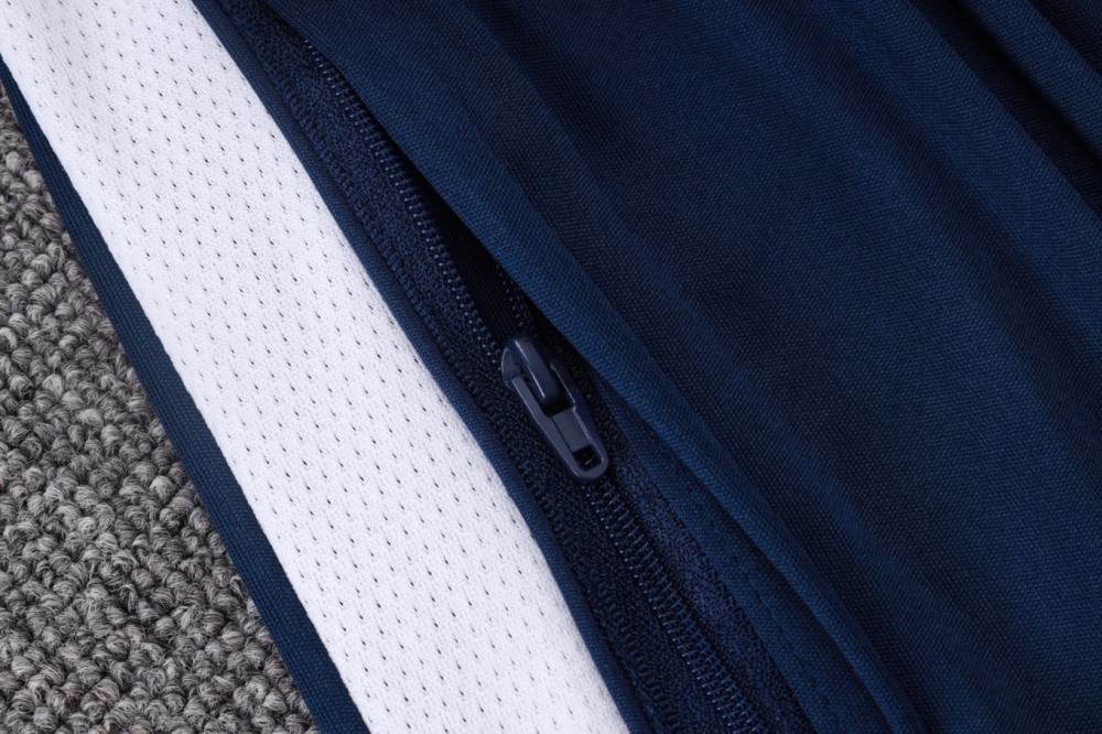 2026/27 PSG White Long-sleeved half-pull training kit