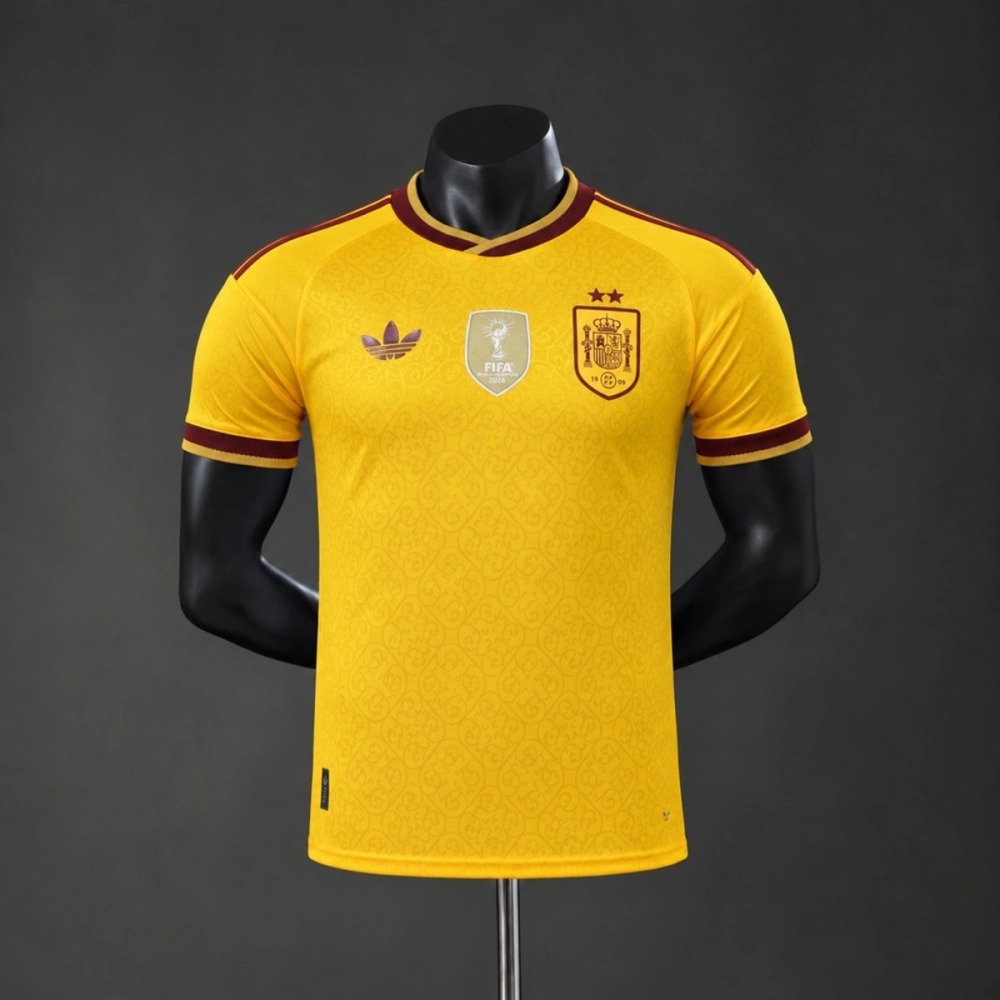 2026 Spain Yellow Jersey Player Version
