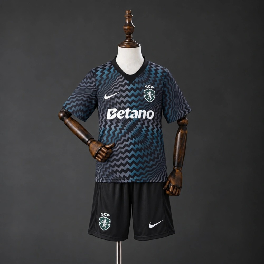 2026/27 Sporting Lisbon Goalkeeper Grey Kids Kits