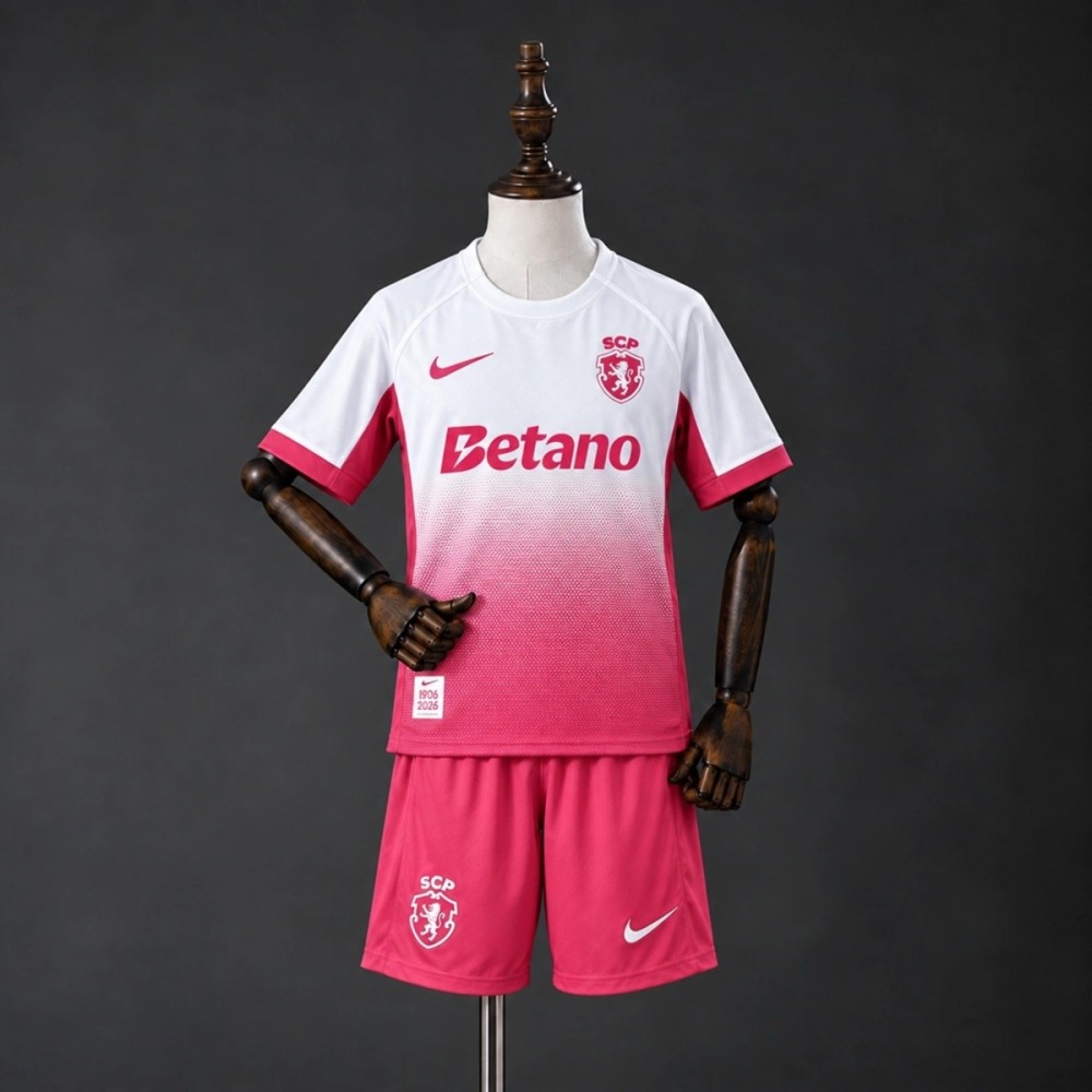 2026/27 Sporting CP October Pink Kids Kits