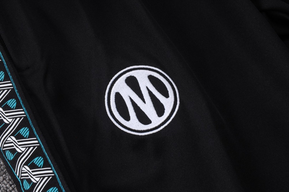 2026/27 Marseilles Black Jacket Training Suit Set