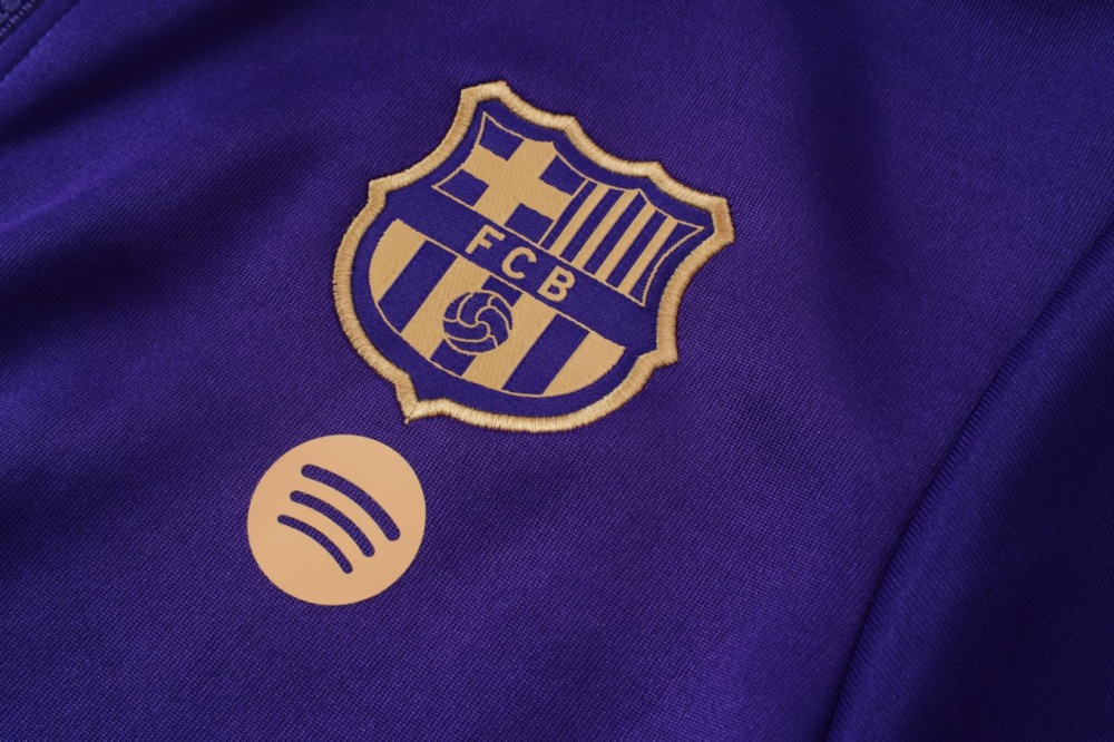 2026/27 Barcelona Purple Jacket Training Suit Set