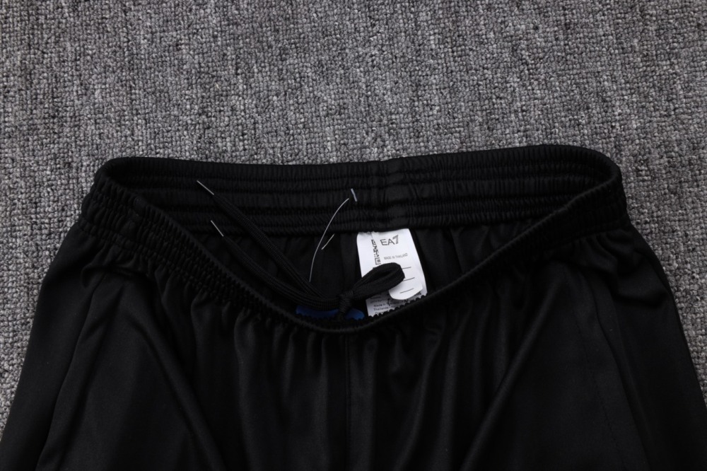 2026/27 Naples Black Long-sleeved half-pull training kit