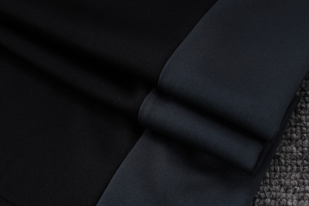 2026/27 Naples Black Long-sleeved half-pull training kit