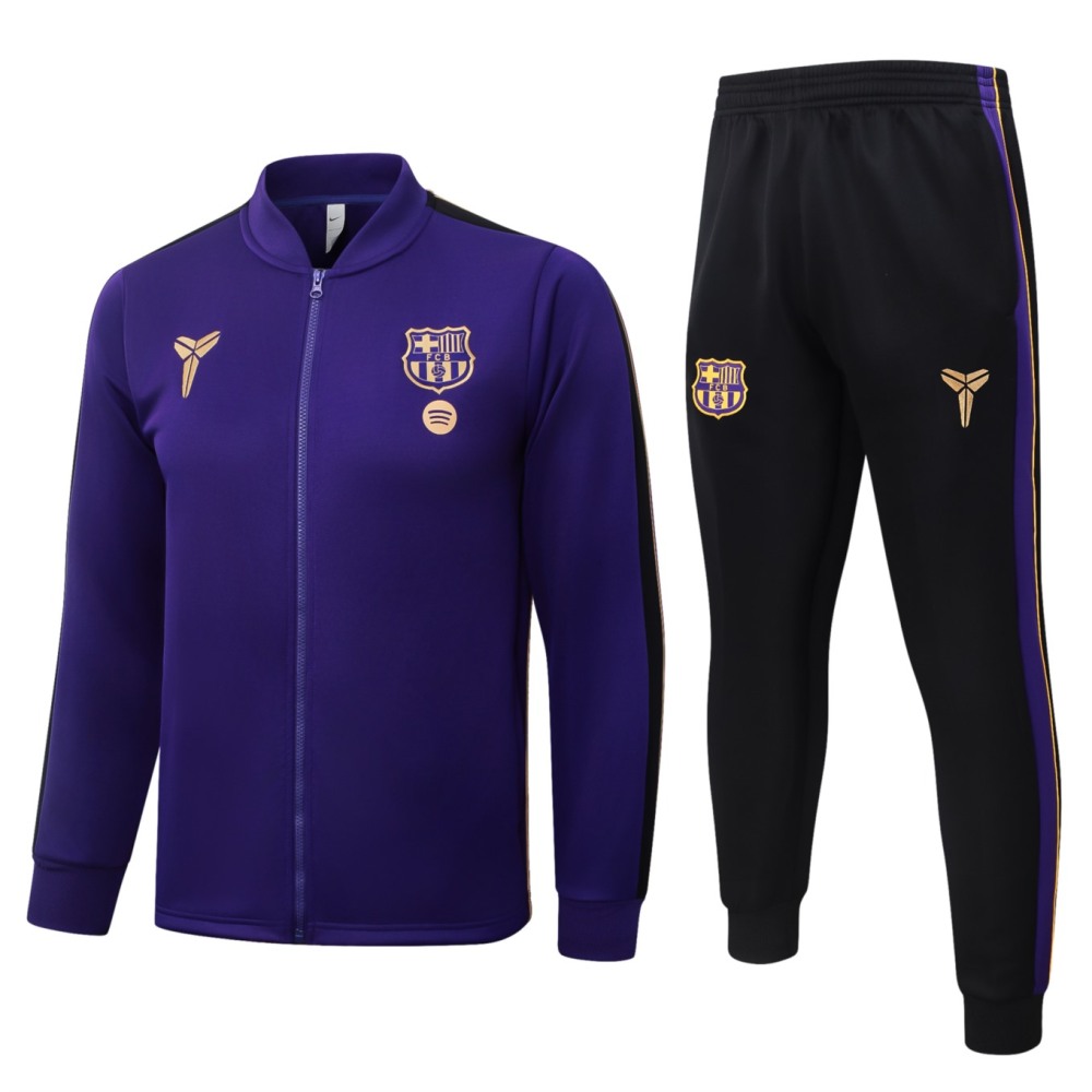 2026/27 Barcelona Purple Jacket Training Suit Set