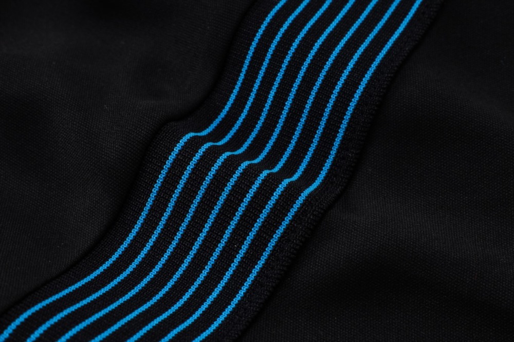 2026/27 Naples Black Long-sleeved half-pull training kit
