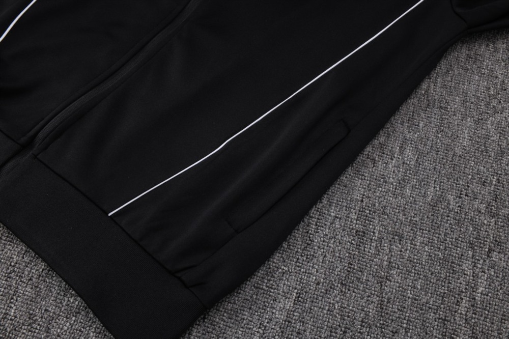 2026/27 Marseilles Black Jacket Training Suit Set